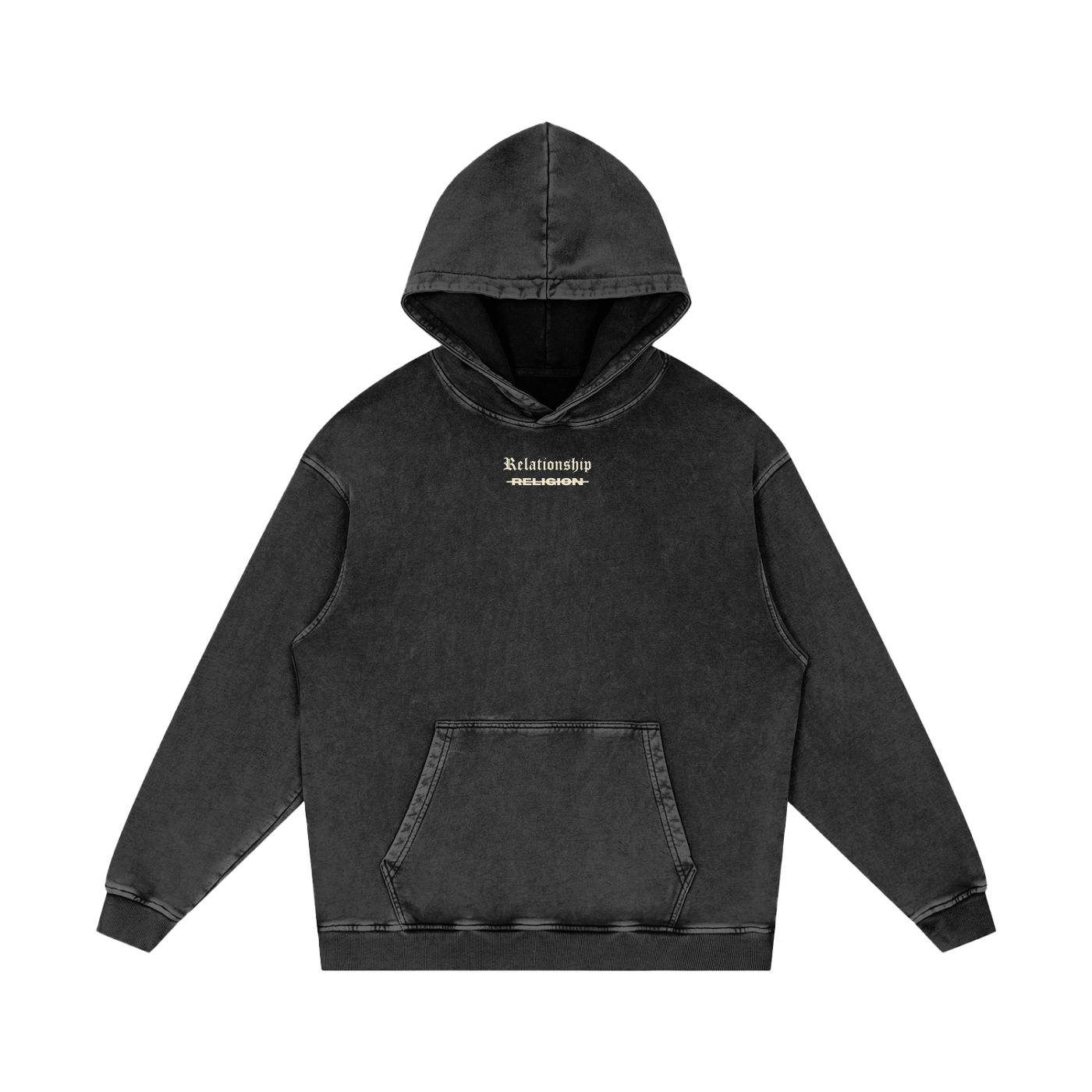 ABOVE RELIGION Oversized Hoodie