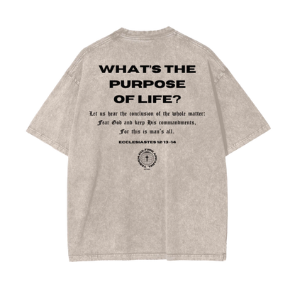 "FEAR GOD" PREMIUM OVERSIZED TEE IN ACID WASHED BLACK