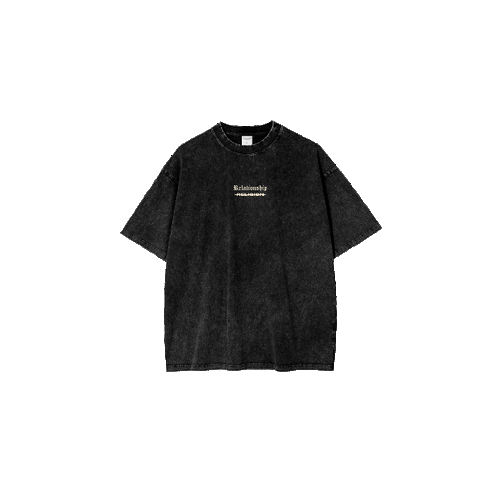 ABOVE RELIGION Oversized Christian Tee rotating view showing front and back — Matthew 15:8–9