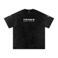 BUENAS NUEVAS Christian tee front view, "TENGO buenas noticias" text