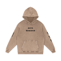 SEEK WISDOM Christian hoodie front view, sand colorway