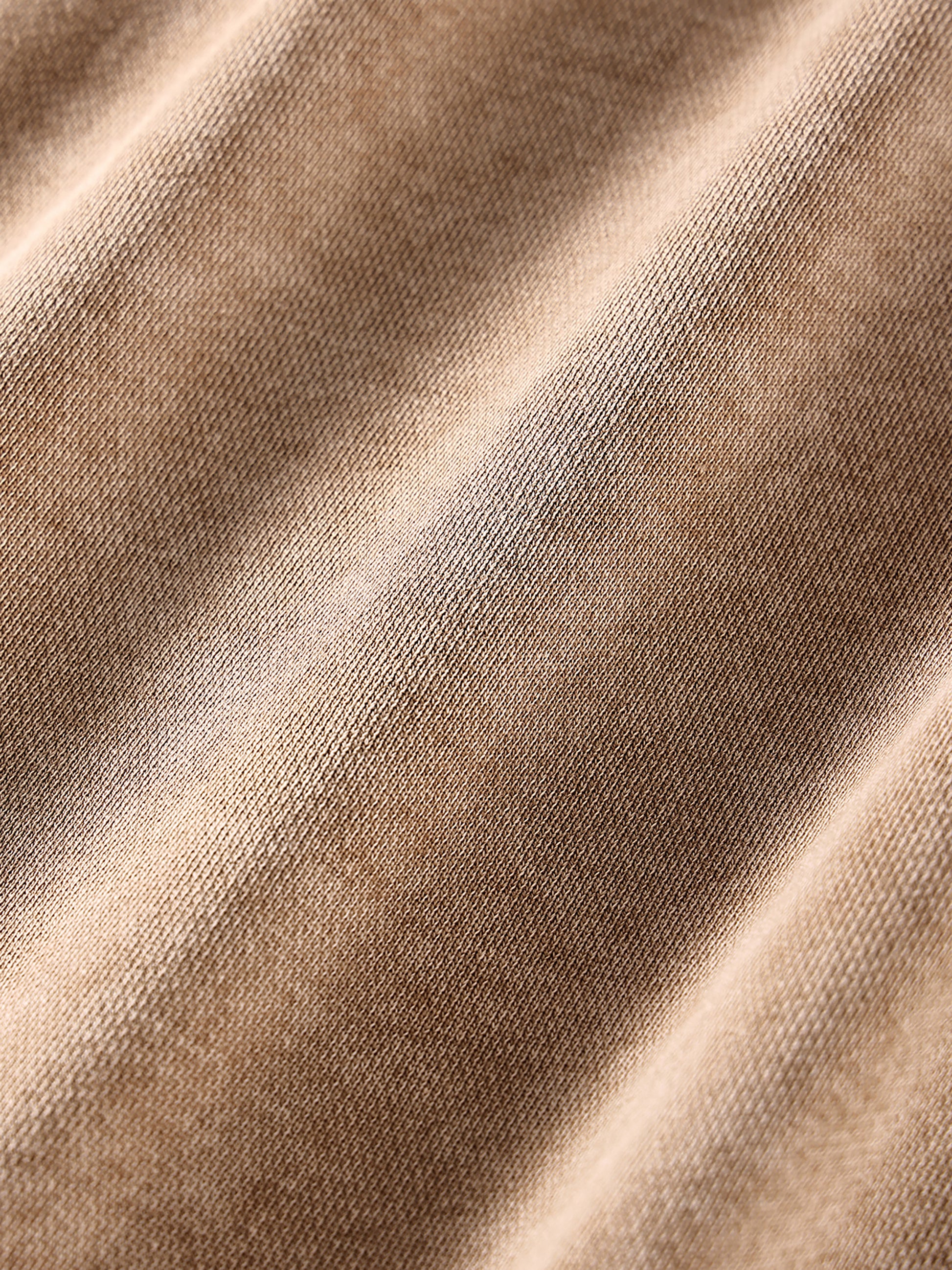 Fabric texture close-up of SEEK WISDOM Oversized Christian Hoodie — premium sand acid wash cotton